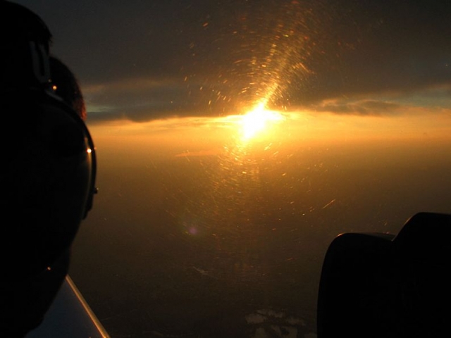  Iniciación en avión en Luneville 